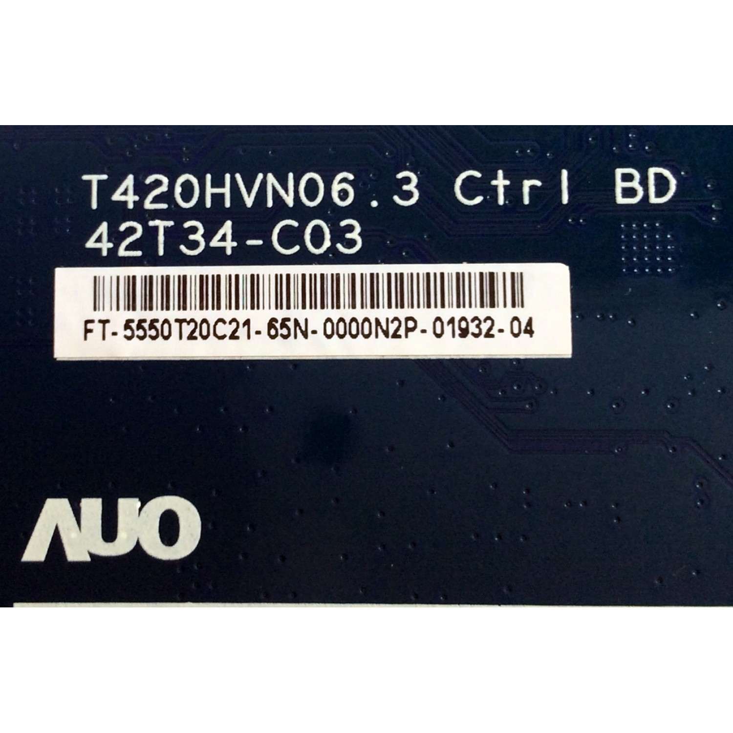 T-CON / VIZIO 55.50T20.C21 / 5550T20C21 / T420HVN06.3 / 42T34-C03 / PANEL TPT500J1-HVN08.A / MODELOS LC-50LB371U / D50-D1 LTMWTQFS / LTMWTQ / E50-C1 LTCWSKER / LTMWSKES / RLDED5078A-D / ELEFW505 / ELEFT506 A6A2M / C6A2M / H5A2M / ELST5016S / D50-D1 LTCWT - Imagen 2